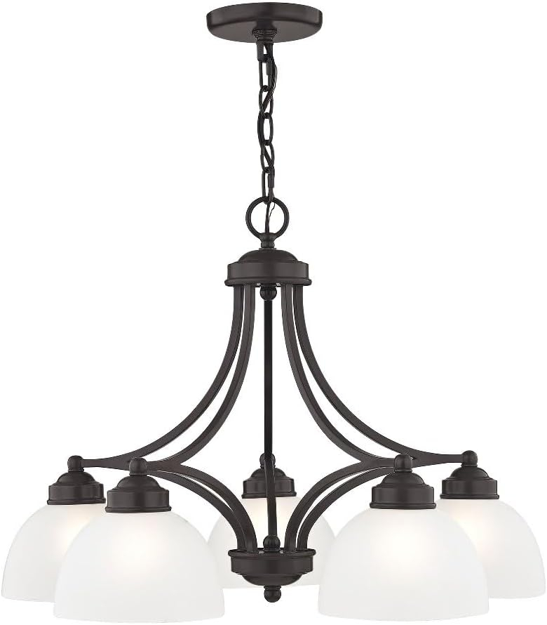 Livex Lighting Somerset 5 - Light Chandelier in  English Bronze