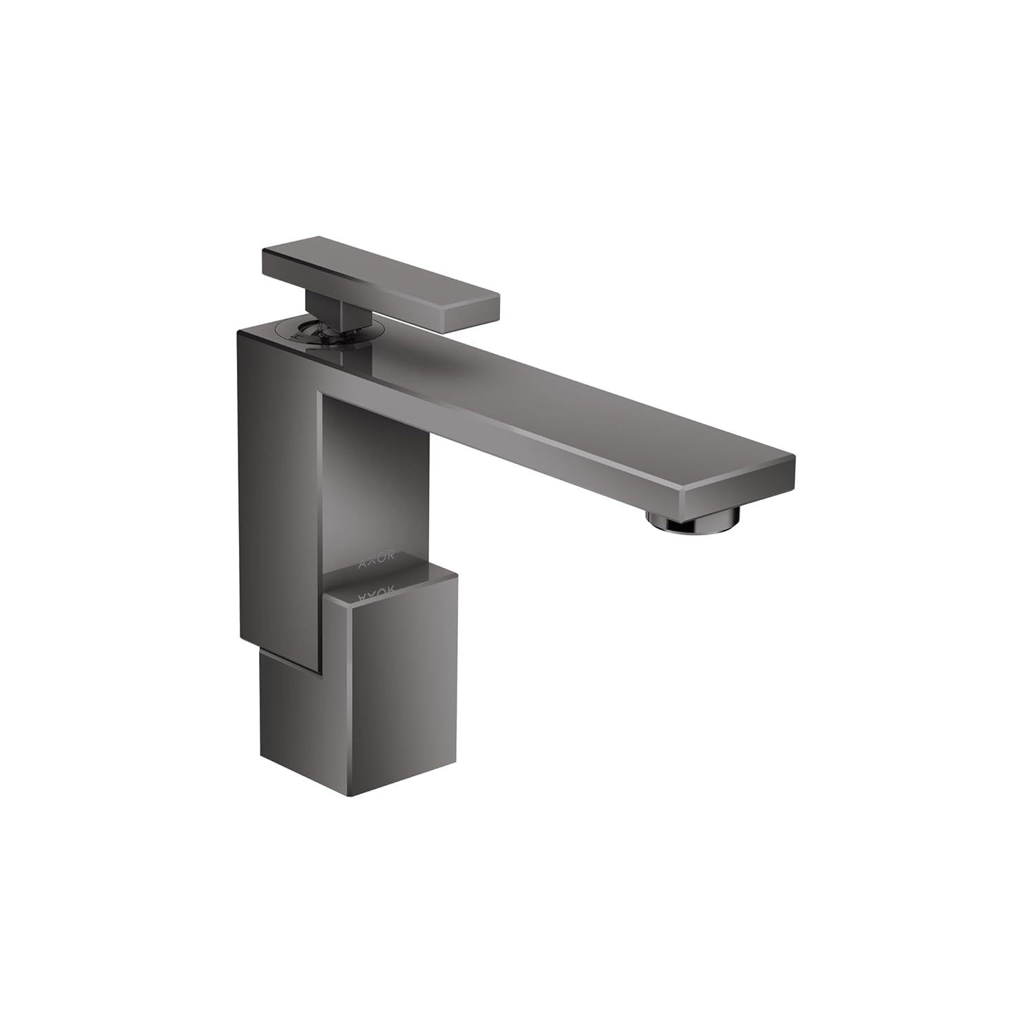 Edge Single Hole Faucet Single-handle Bathroom Faucet with Drain Assembly