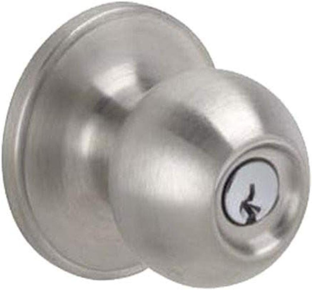 Dexter by Schlage J54CNA630 Corona Keyed Entry Knob, Satin Stainless Steel