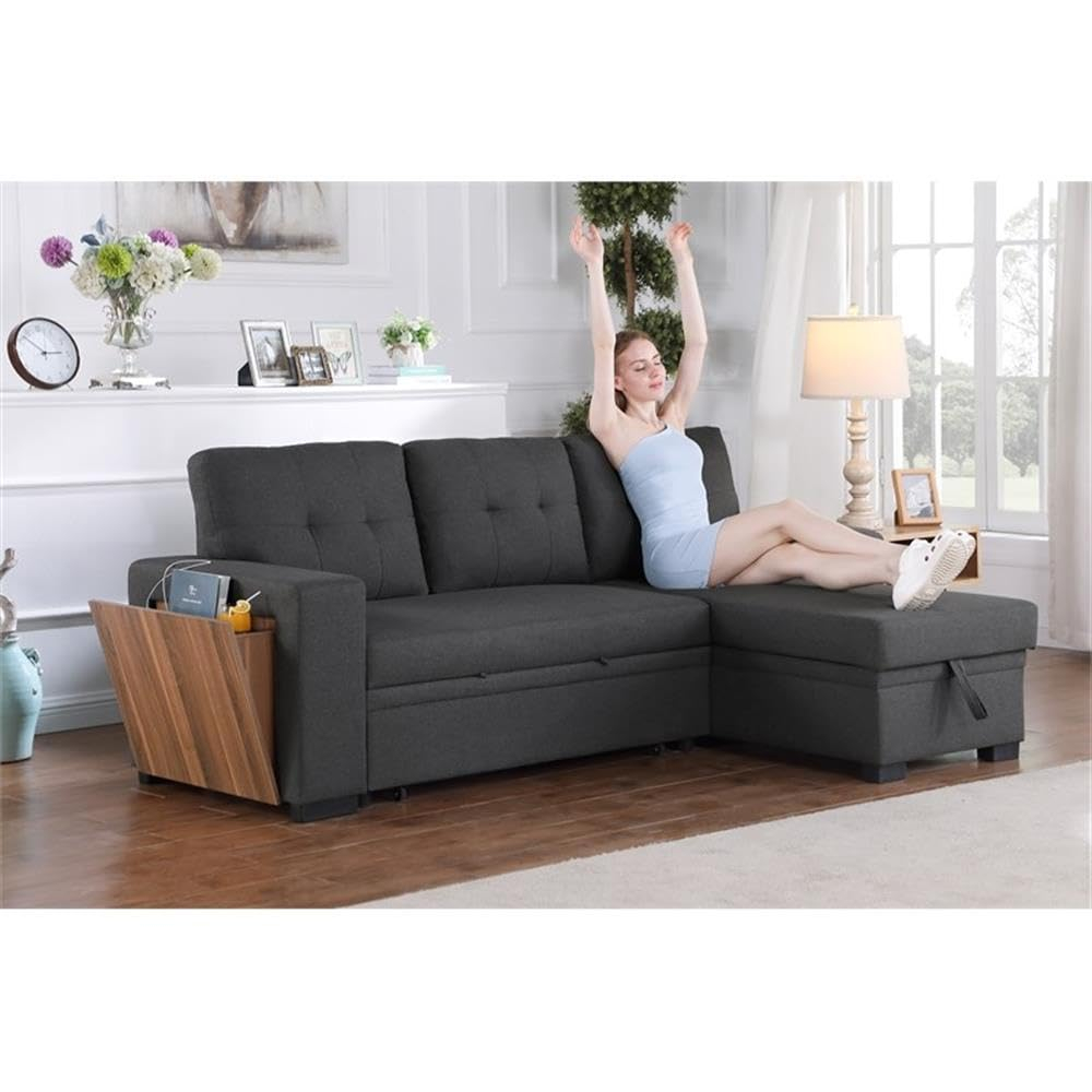 DEVION Furniture 3 - Piece Upholstered Sectional