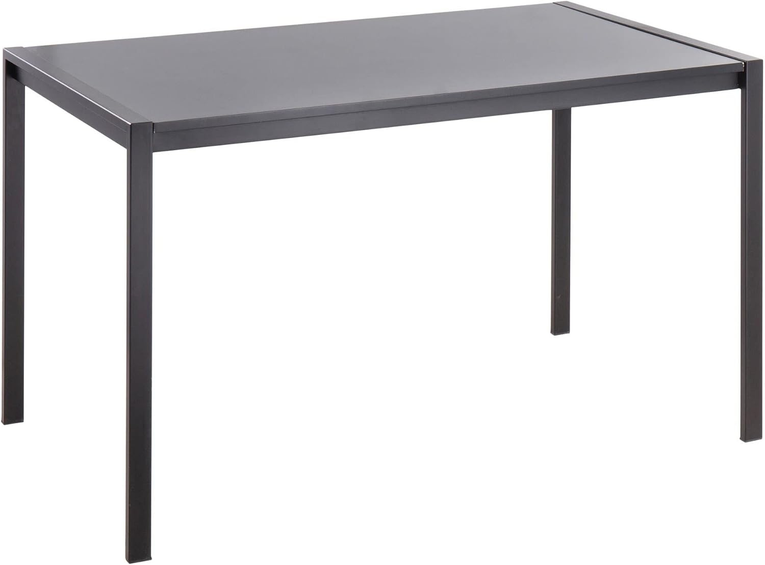 LumiSource Black Metal, Black Wood Fuji Dinette Table