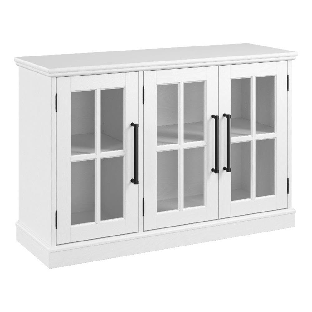 Bush Furniture Westbrook 46W Sideboard Cabinet in Ash White