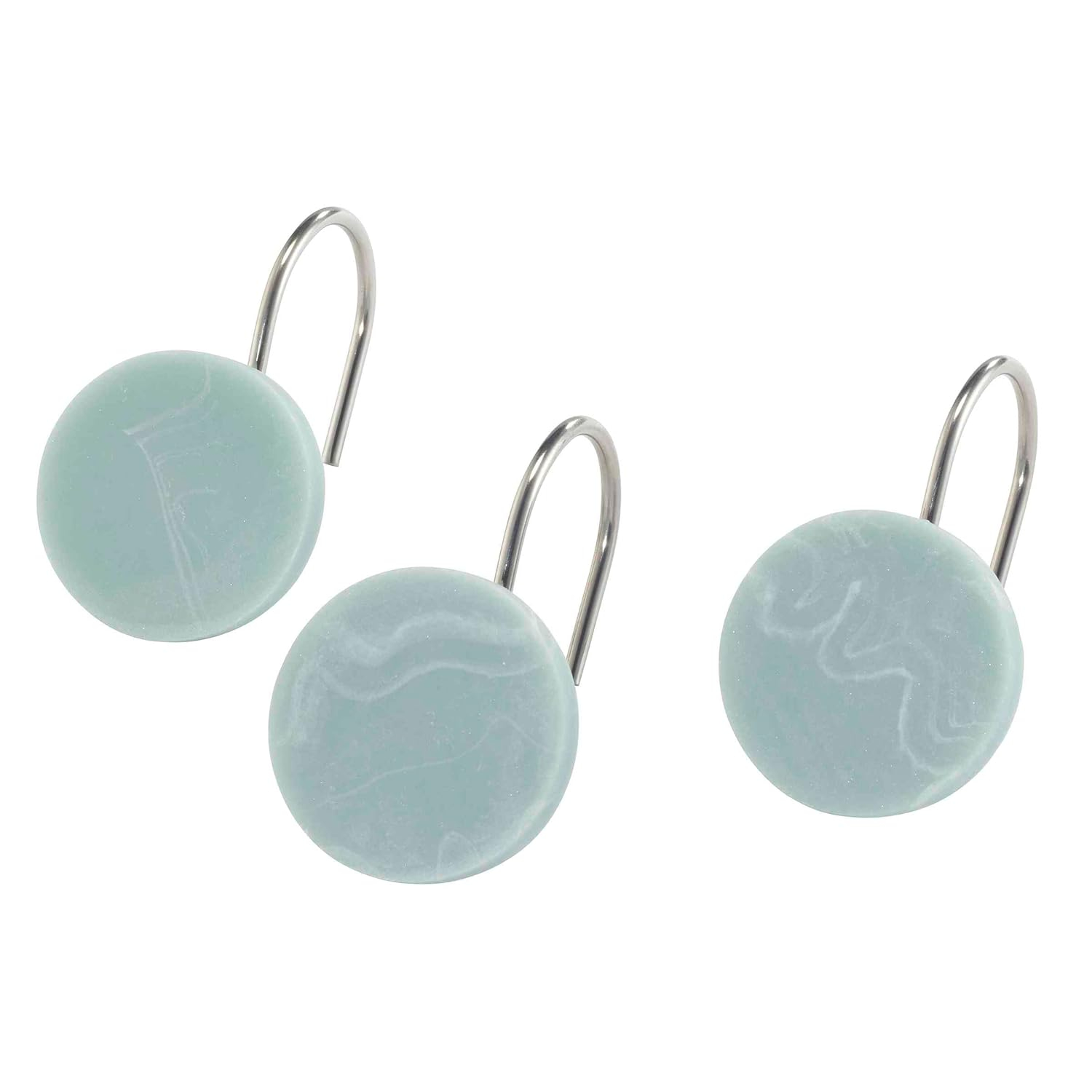Nicole Miller Home Kendall Tan Shower Curtain Hook (Set of 12)