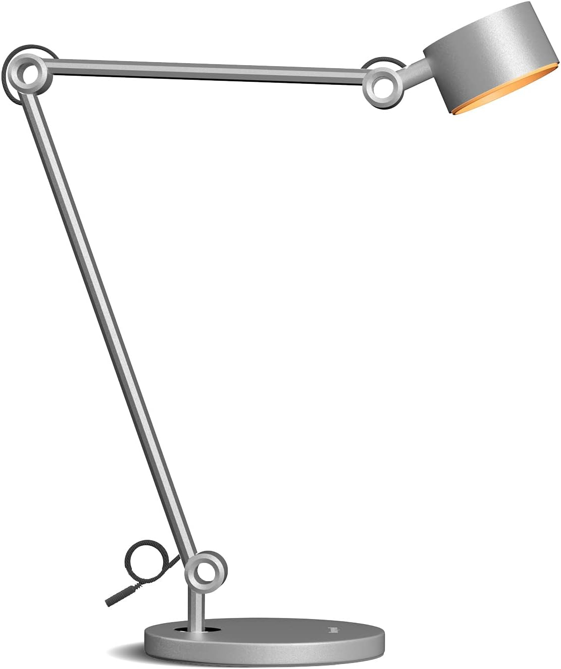 Honeywell HWT-01A Office LED Desk Lamp, 4000K Natural Light Dimmable Eye-Protection Table Lamps, Full Metal Touch Control Desk Light, Adjustable Swing Arm Table Light for Home Office Reading Bedroom