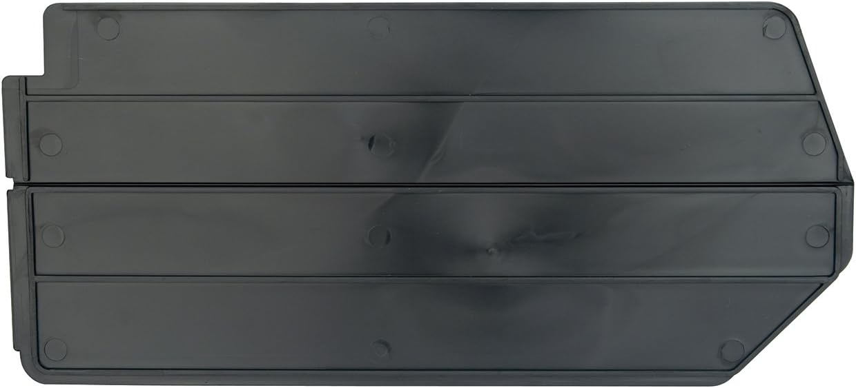 Heavy-Duty Black Polypropylene Bin Divider
