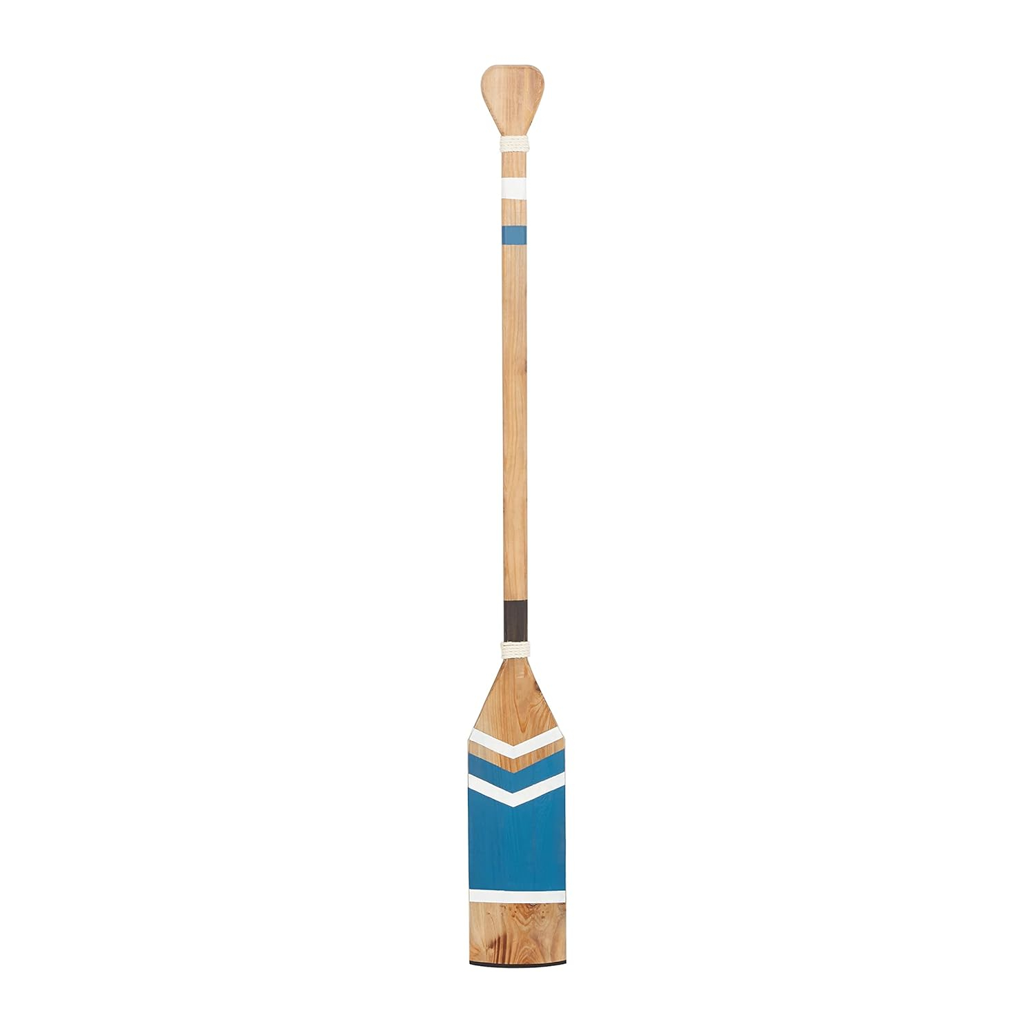 DecMode Multi Colored Wood Novelty Canoe Oar Paddle Wall Decor with Arrow and Stripe Patterns (2 Count)