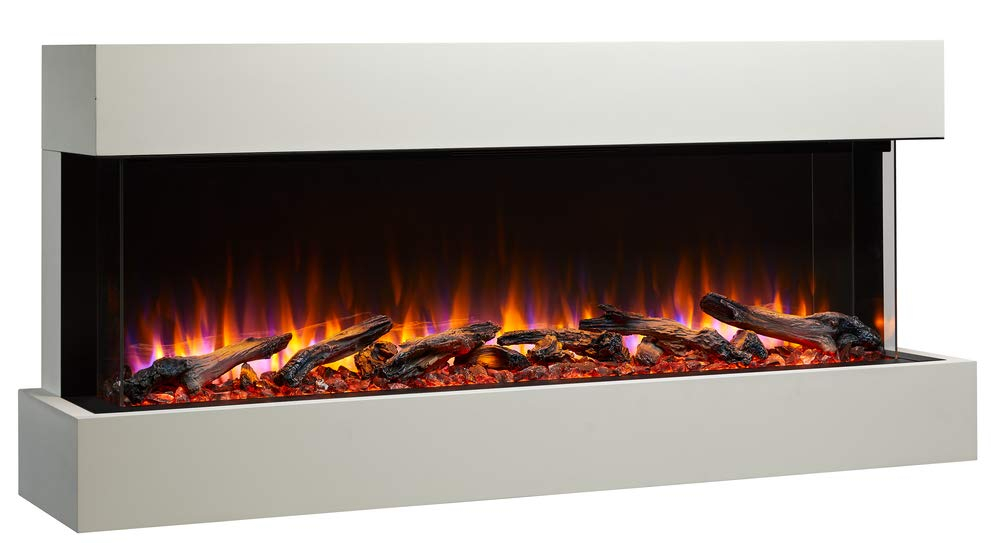 SimpliFire SF-SCT55-MANTEL Floating Mantel Kit for Scion 55, Primed MDF; for Wall Mount Applications (Includes Wall Mount Bracket) (SF-SCT55-MANTEL)