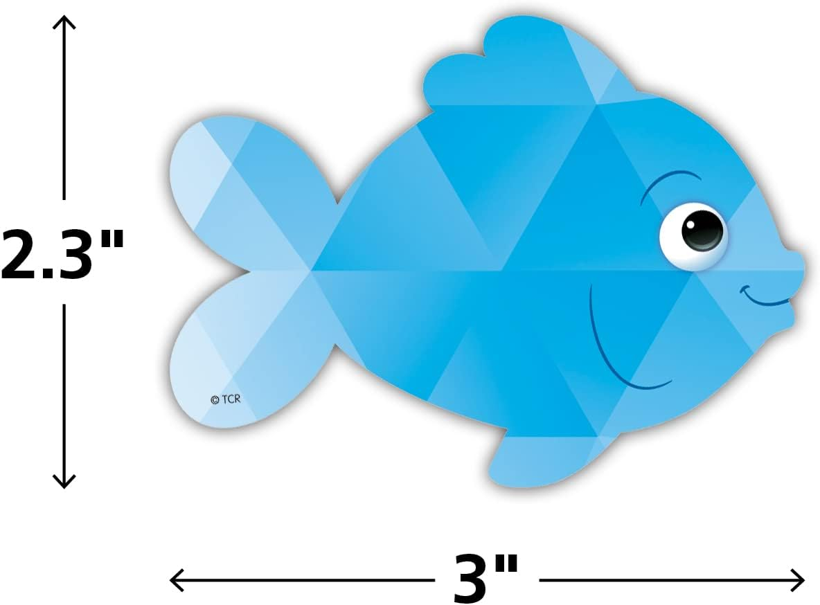 Colorful Fish Mini Accents Set for Classroom Decorations