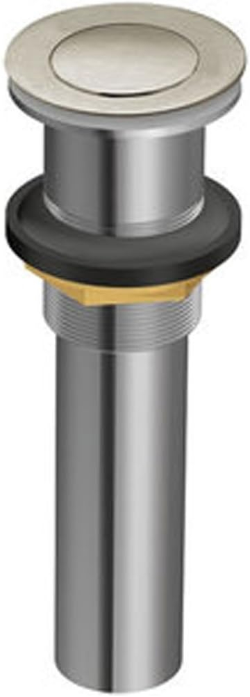 Moen Spring Loaded Push Button Bathroom Drain Assembly, Without Overflow