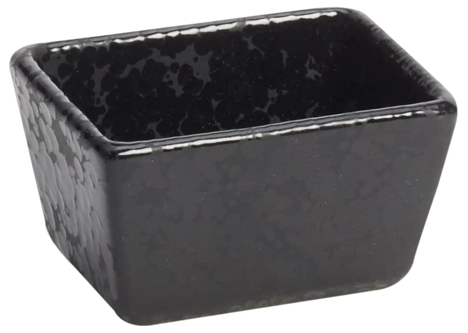 Black Porcelain Rectangular Sugar Packet Holder