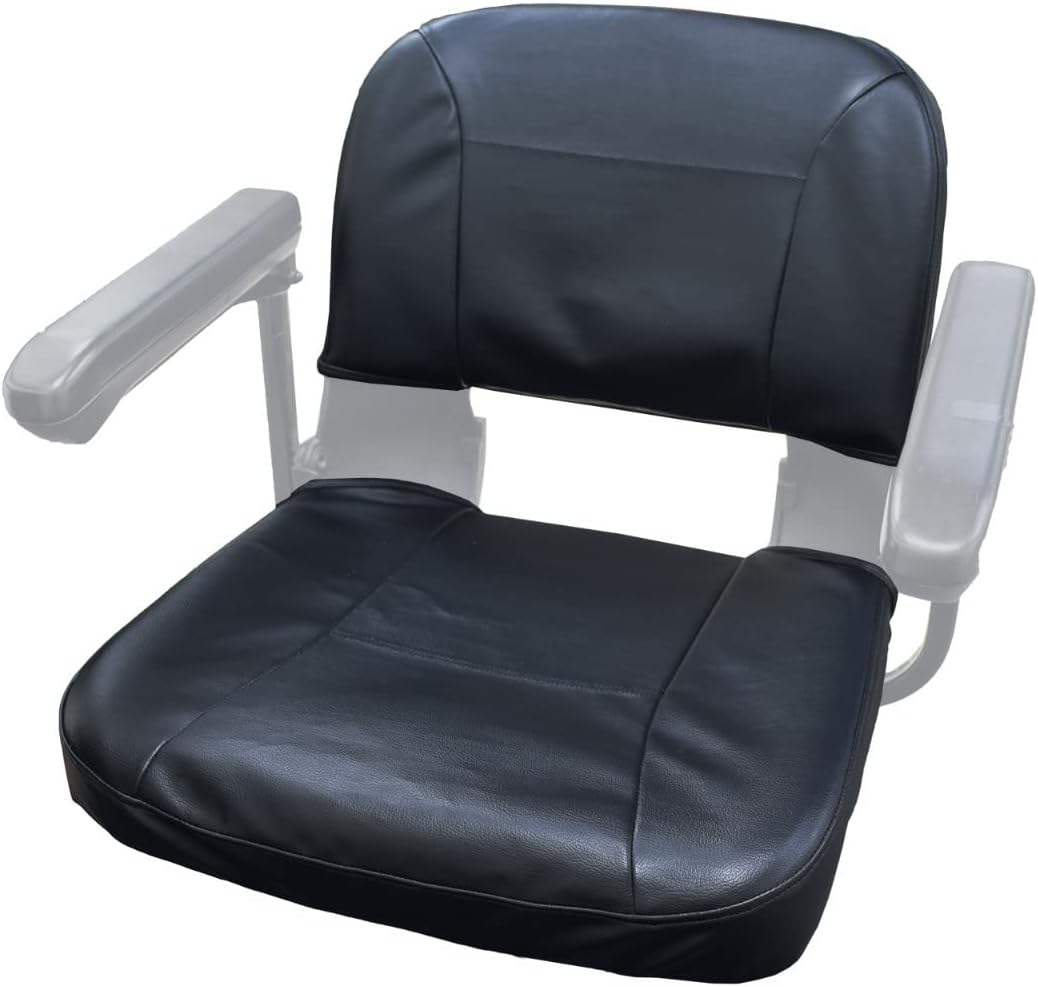 AlveyTech Black Seat Cover Set for Mobility Scooters, 4-Wheel Electric Scooter Wheelchair Covers