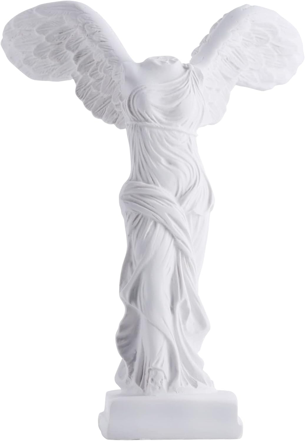 Winged Victory Goddess Statue Victory Of Samothrace Sculpture Resin Roman Greek Victoria Figurine For Home Office Decor White
