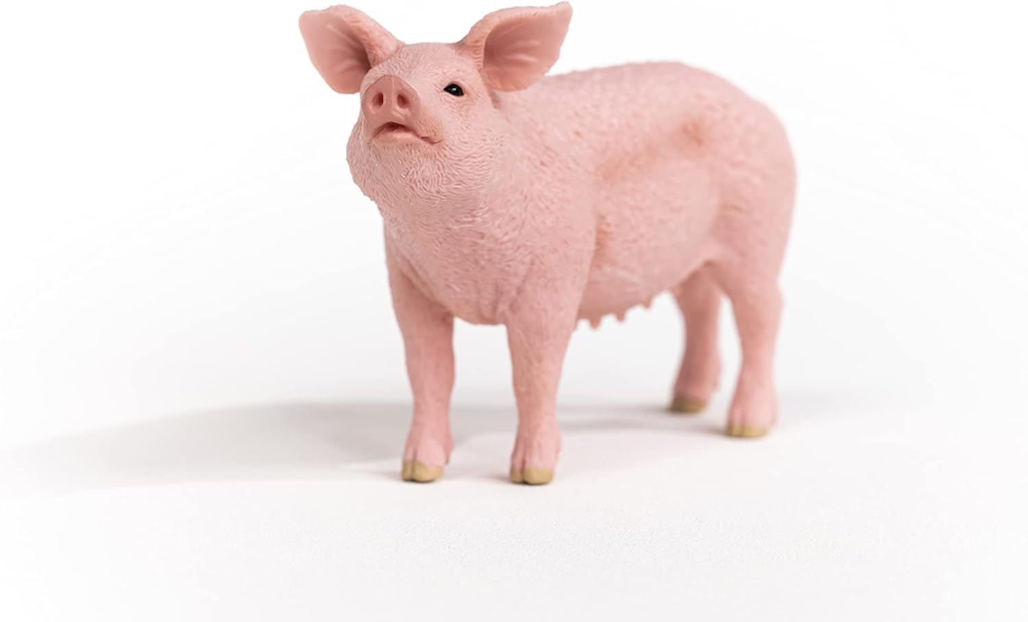 Realistic Pink Farm Animal Pig Toy Figurine