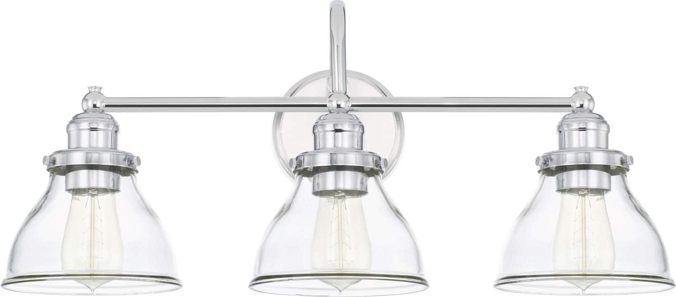 Capital Lighting - Baxter - 3 Light Industrial Bath Vanity Approved for Damp