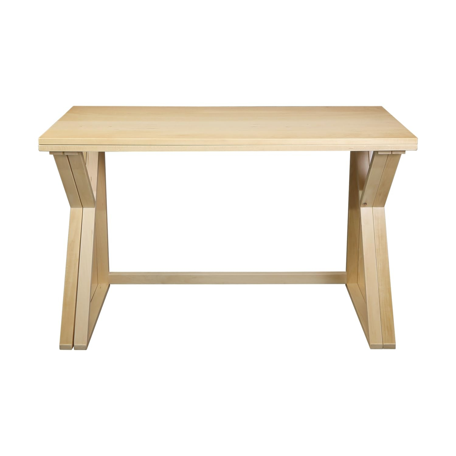American Trails Aztecs Folding Console to Dining Convertible Table with Solid American Basswood