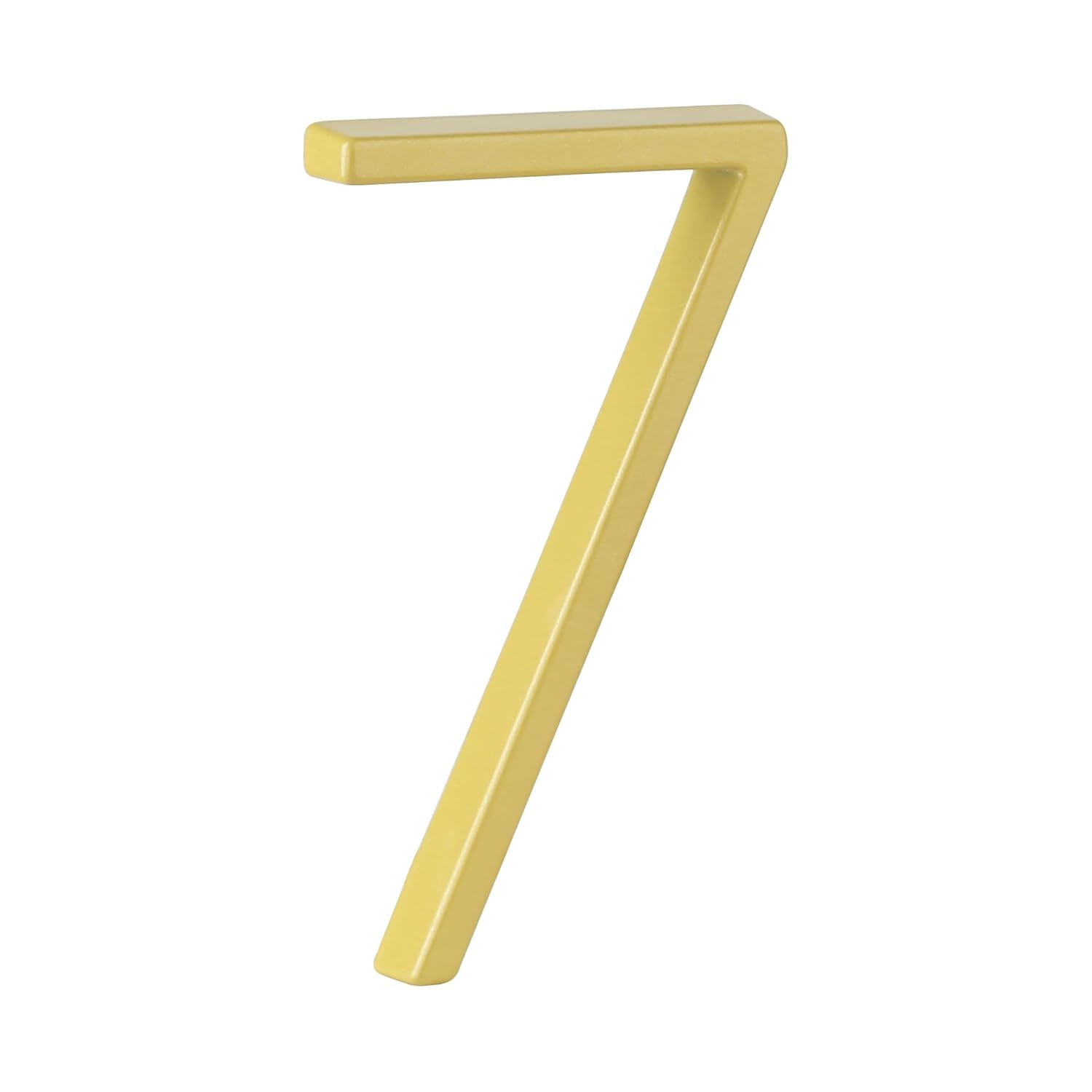 HASWARE House Number 3 inch (7.5 cm) Self Adhesive Letters Apartment Door Numbers Street Address Plaque Home Stylish Decor, Acrylic(7, Golden)