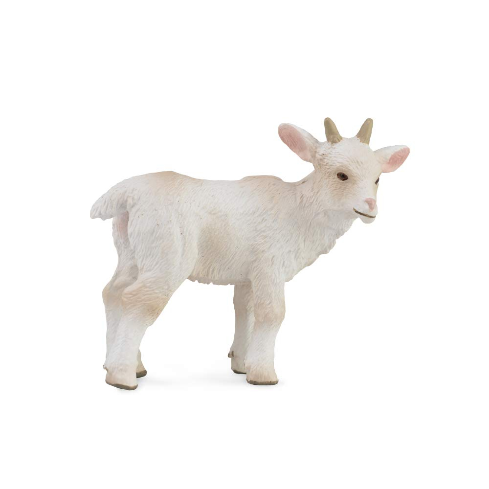 Breyer Animal Creations CollectA Farm Life Collection Miniature Figure | Standing Goat Kid