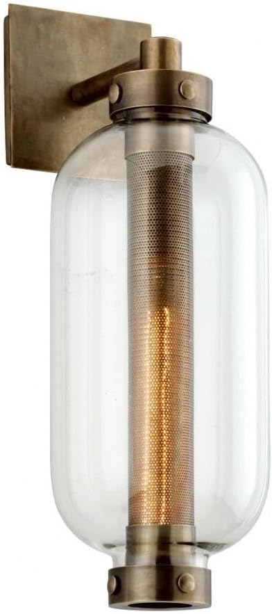Romelia Outdoor Sconce - Antique Brass / 18.75"H