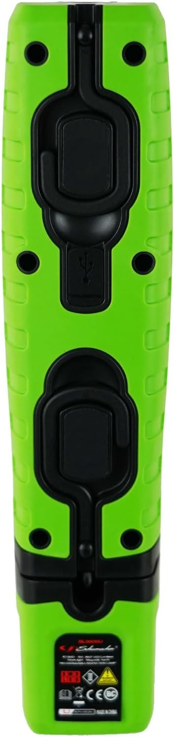 Schumacher Electric Rechargeable Lithium LED Magnetic Work Light and Torch, 360 Degree Swivel and Tilt, Three Lighting Modes, Hands-Free with Magnets and Swivel Hooks, SL360GU