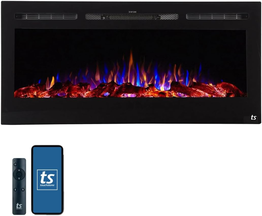 The Sideline by Touchstone - 45" Smart Electric Fireplace - WiFi Enabled