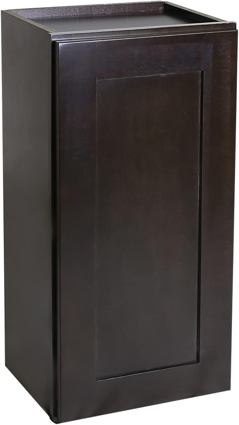 Design House Brookings Wall Cabinet in Espresso, 9-inch by 36-inch by 12-inch