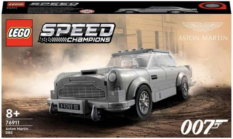 Gray LEGO Speed Champions 007 Aston Martin DB5 Toy Building Kit