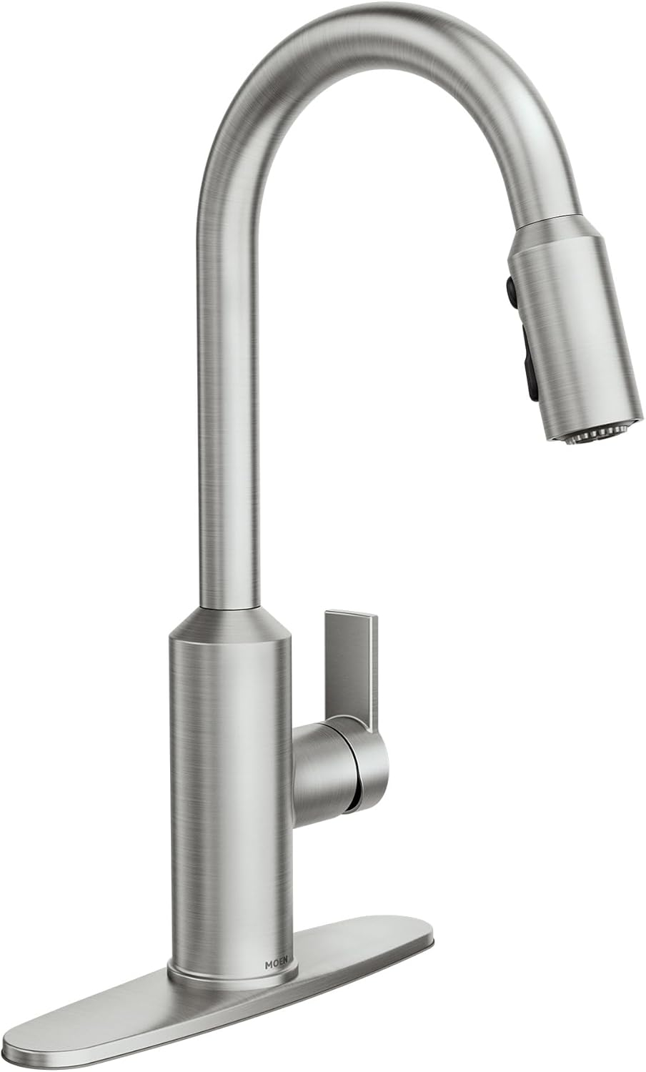 Brushed Nickel Single-Handle Pull-Out Spray Kitchen Faucet