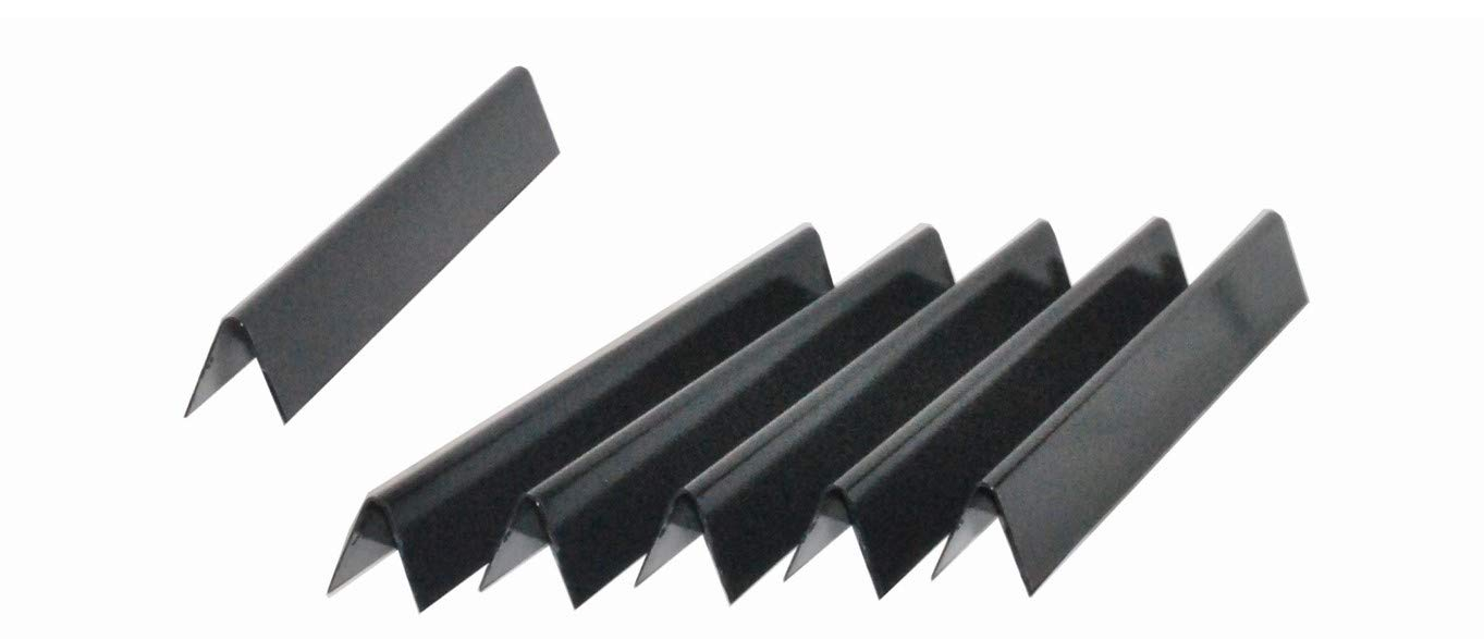 Weber 7539 Porcelain-Enameled Flame Tamer Flavorizer Bars For Genesis Side Mount E-310 & E-320 (2007-2010) Gas Grills - 5-Pieces