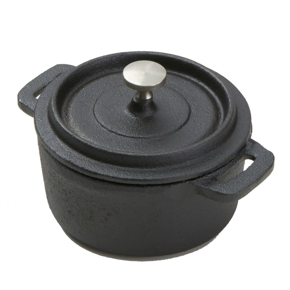American Metalcraft CIPR42 Cast Iron, 5.6" Length x 4.6" Width, Black