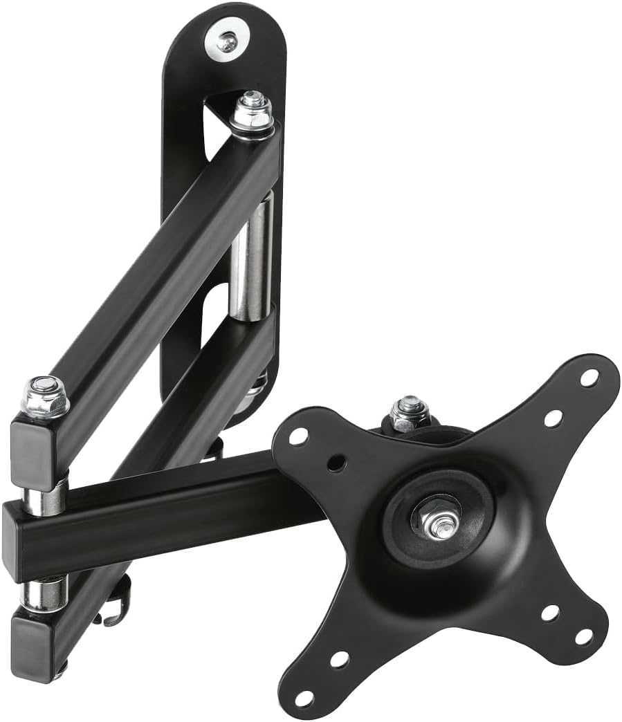 Suptek TV Wall Mount Swivel Tilt Rotation Full Motion Adjustable Articulating for Most 15-32 inch LED, LCD Monitor Wall Mount VESA 75,100 (MA2720)