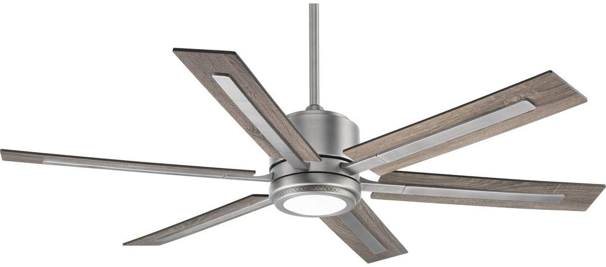 P2586-8130K-Progress Lighting-Glandon - Wide - Ceiling Fan - 1 Light - Handheld Remote in Transitional style - 60 Inches wide by 17.13 Inches