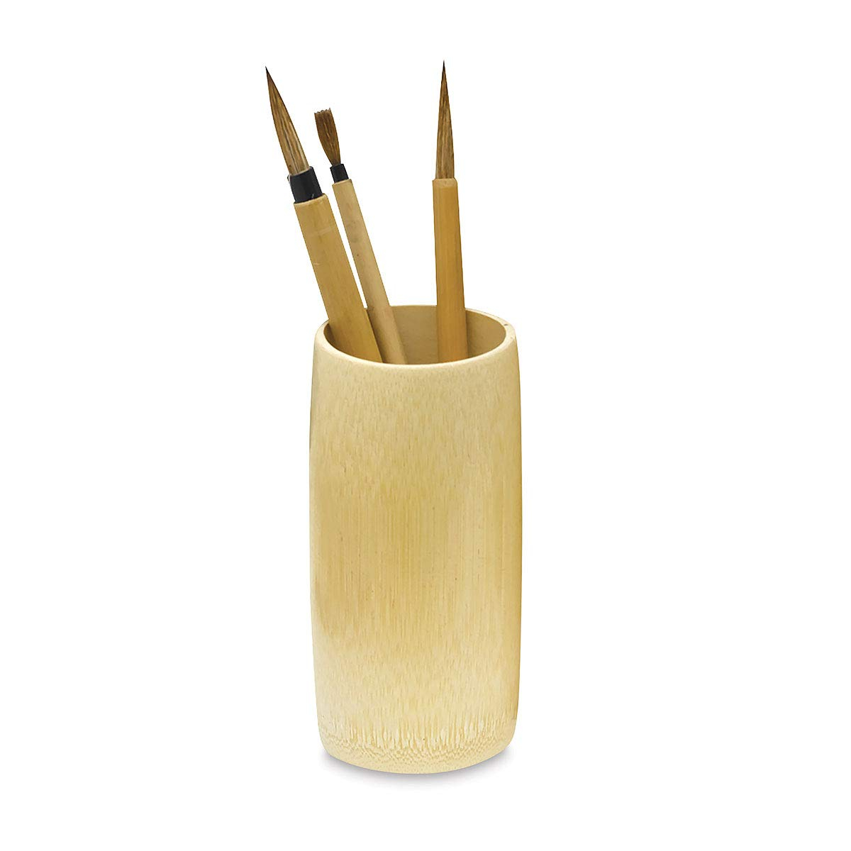 Small Natural Bamboo Decorative Brush Vase