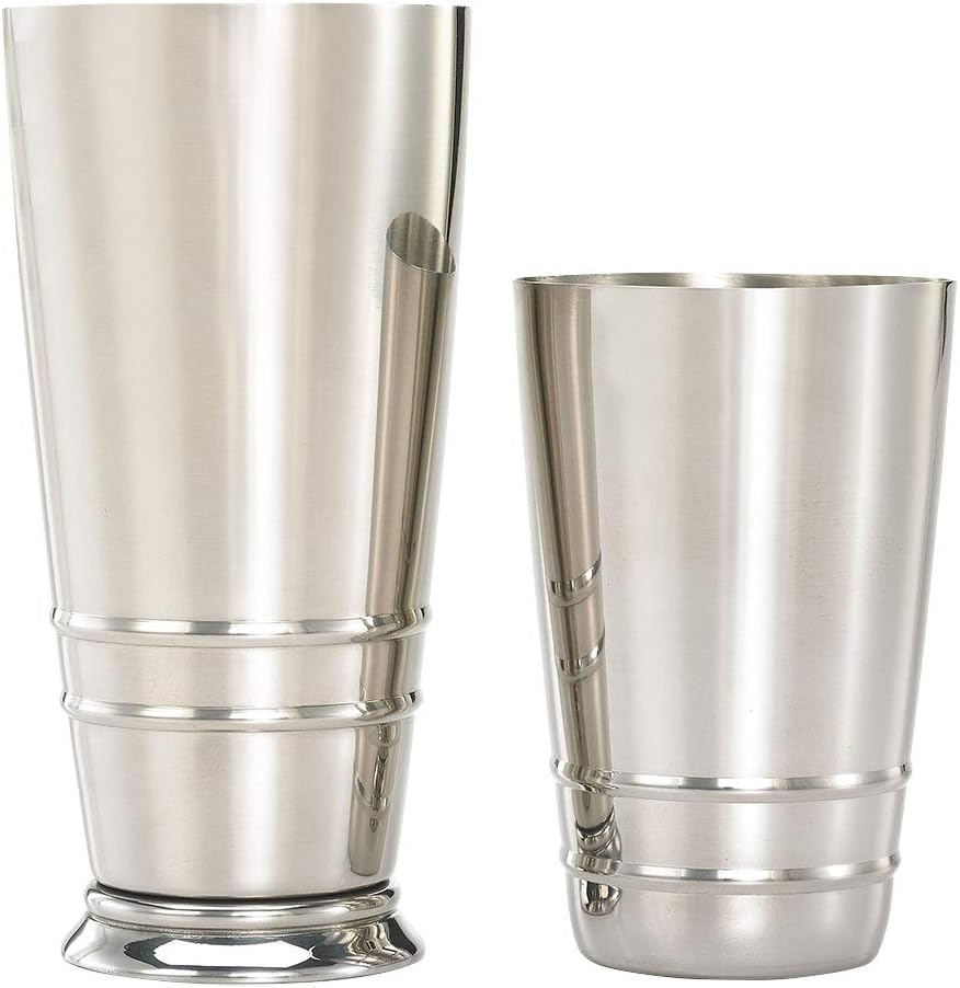 Mirror Finish Silver Stainless Steel Cocktail Shaker Set