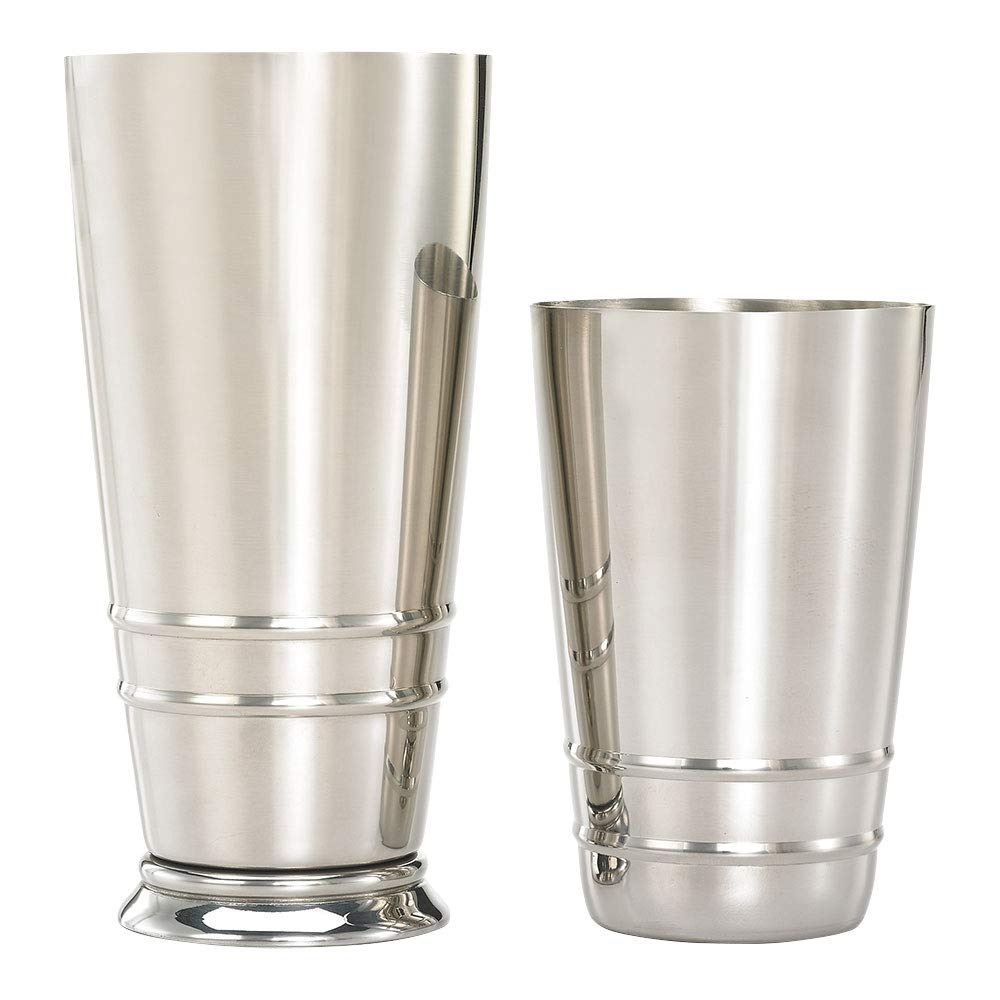 Mirror Finish Silver Stainless Steel Cocktail Shaker Set