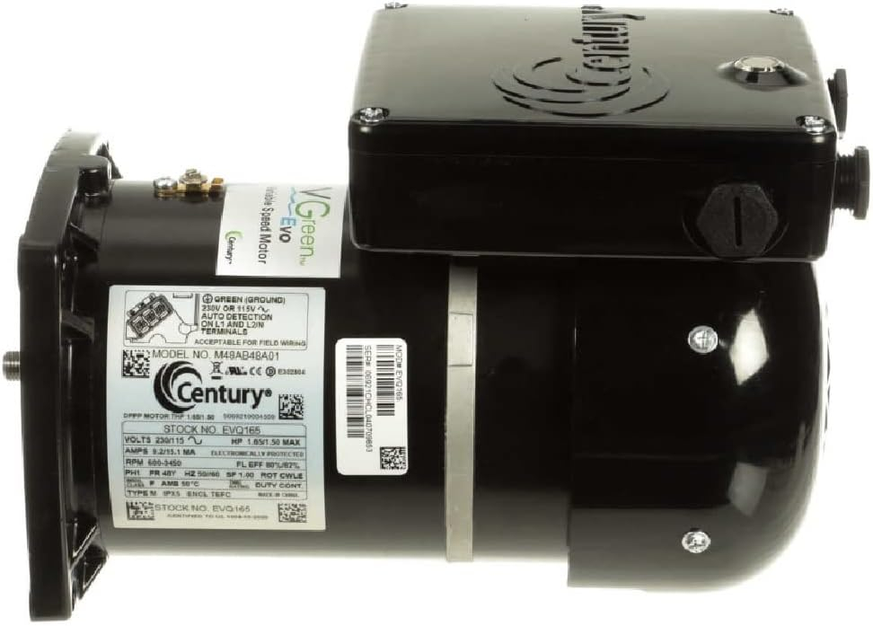 Regal Beloit 60Hz 2.25THP VGreen Evo Variable Speed Square Flange Pool Pump Motor