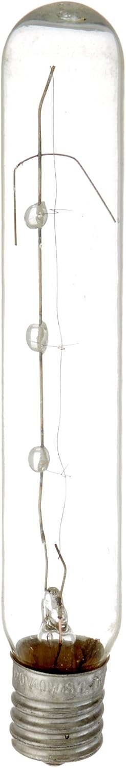 Clear Tubular Intermediate Base Incandescent Bulb, 40 Watts