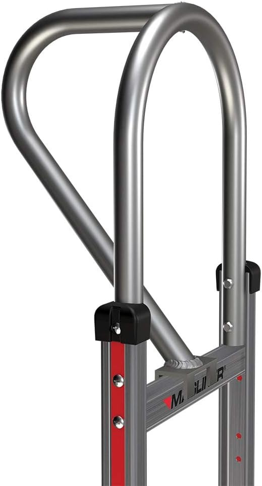 500 lb Capacity Self-Stabilizing Aluminum Hand Truck with Pneumatic Wheels