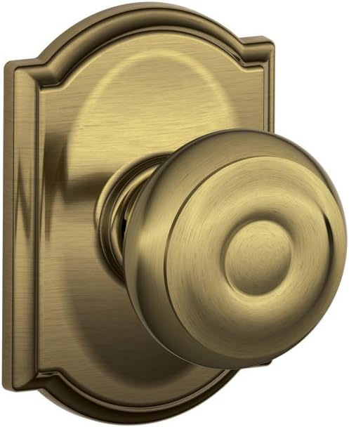 Georgian Passage Knob with Camelot Trim