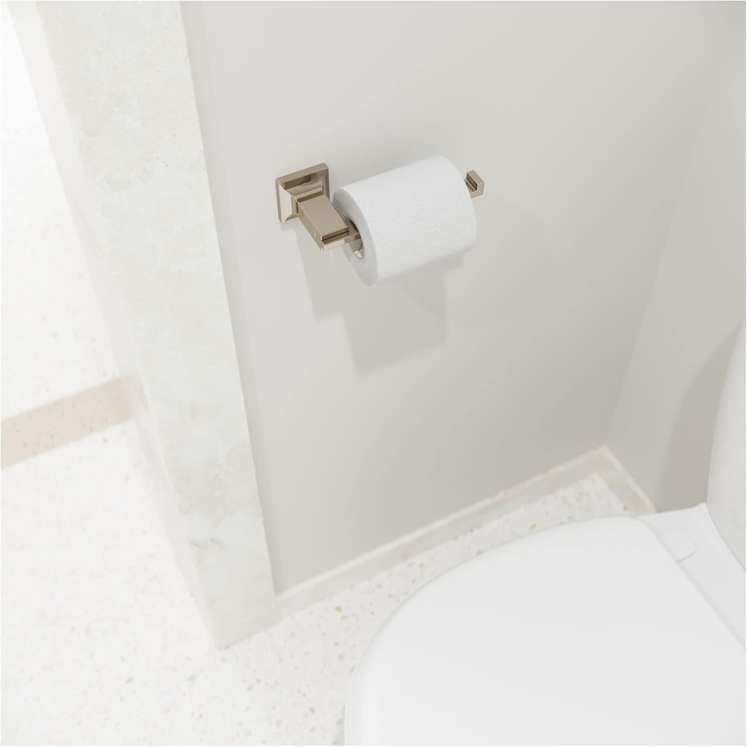 Pfister Bph-Vrvs Verve Wall Mounted Euro Toilet Paper Holder - Black