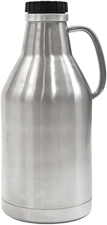 Ultimate Growler 64 oz. Stainless Steel with Vacuum Jacket and Screw Top