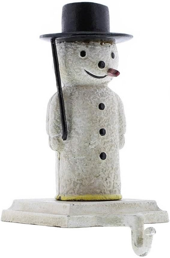HomArt Snowman Stocking Holder - Cast Iron