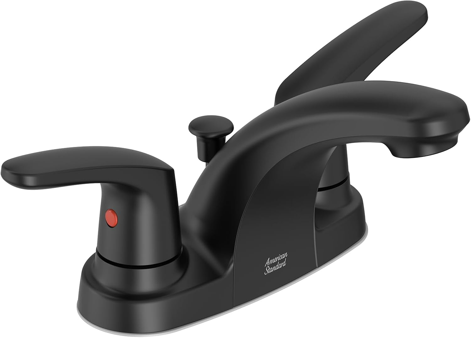 American Standard 7075.205 Colony Pro 1.2 GPM Centerset Bathroom Faucet - Black