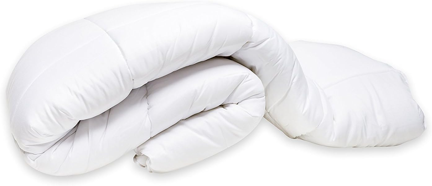 White Queen Size Microfiber All-Season Comforter