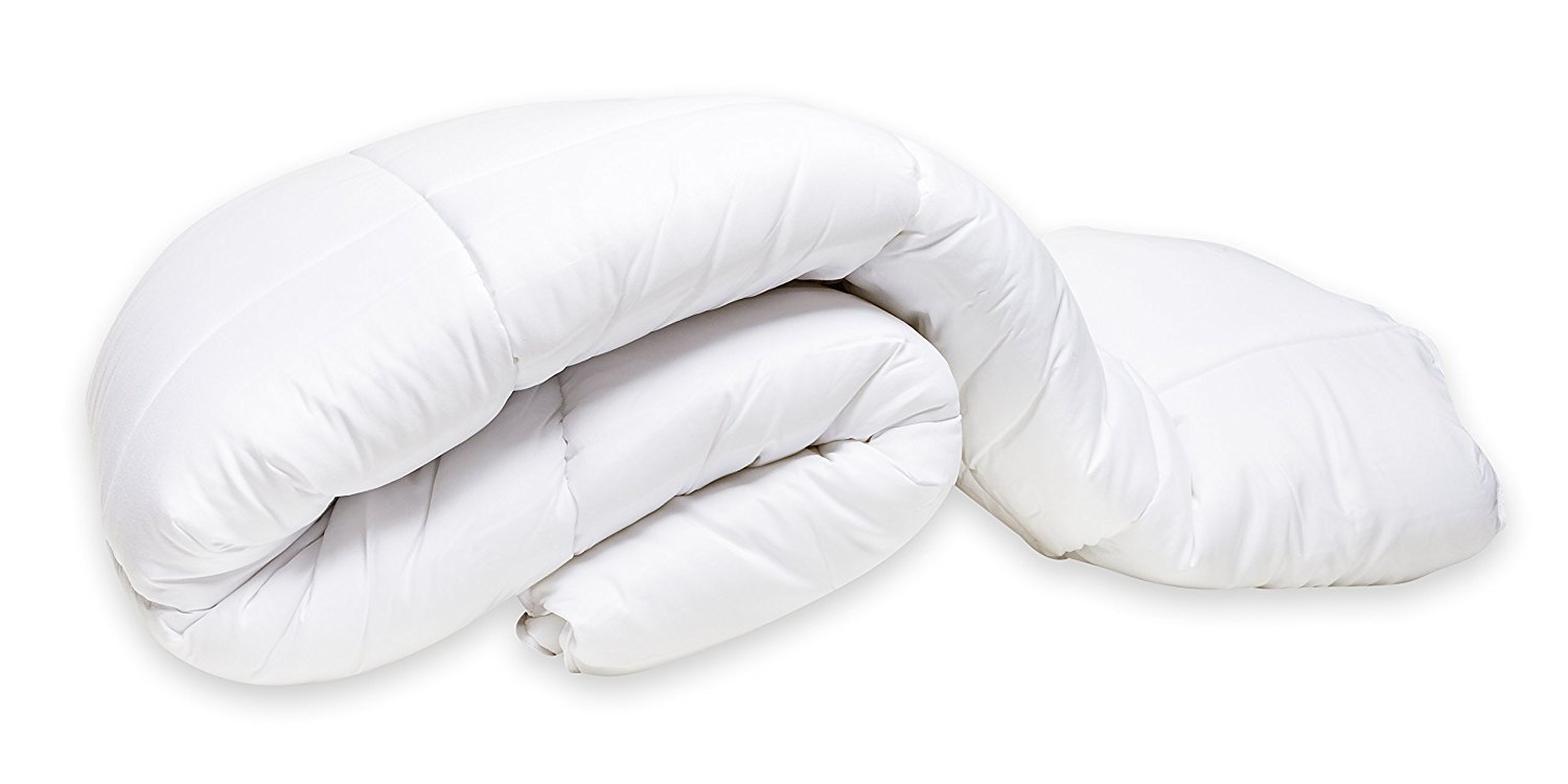 White Queen Size Microfiber All-Season Comforter