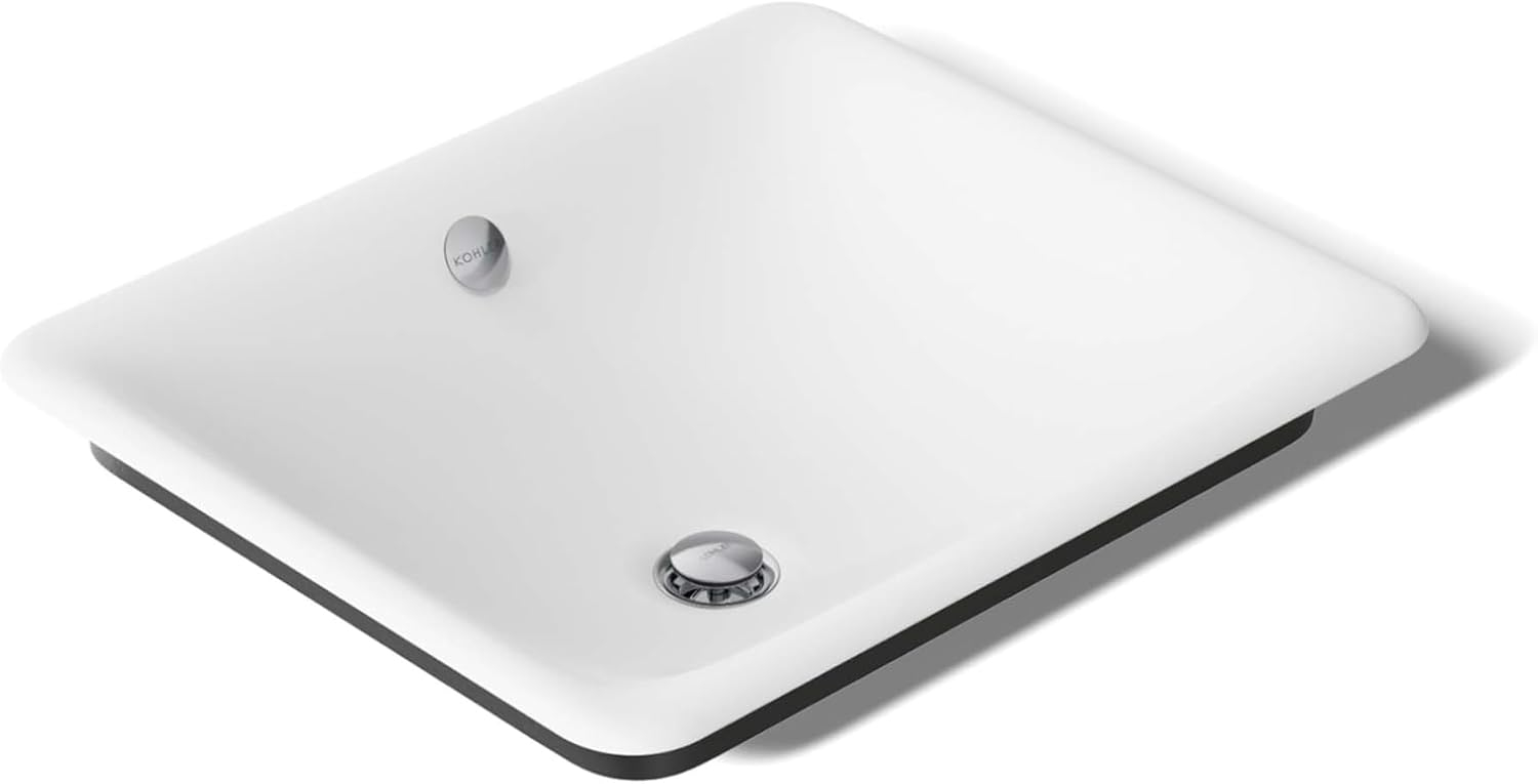 Iron Plains 6.3" Tall Metal Rectangular Bathroom Sink with Overflow