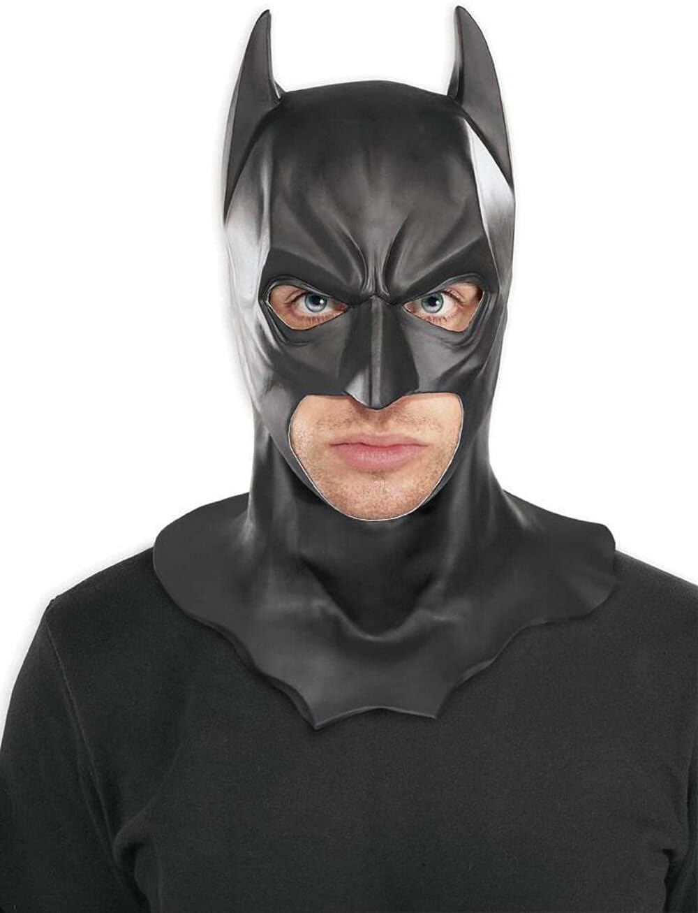 Batman Full Adult Mask DC One Size Male Black Fancy Dress Party Book Week Halloween