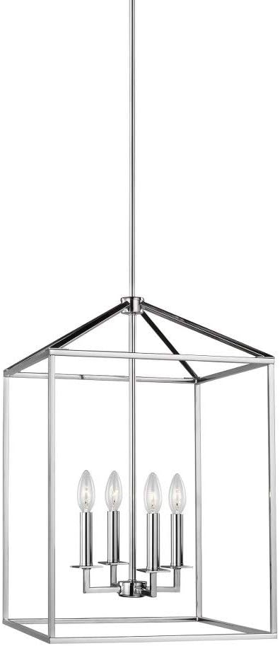 Lucius Pendant Light - Polished Nickel / 15.5"W