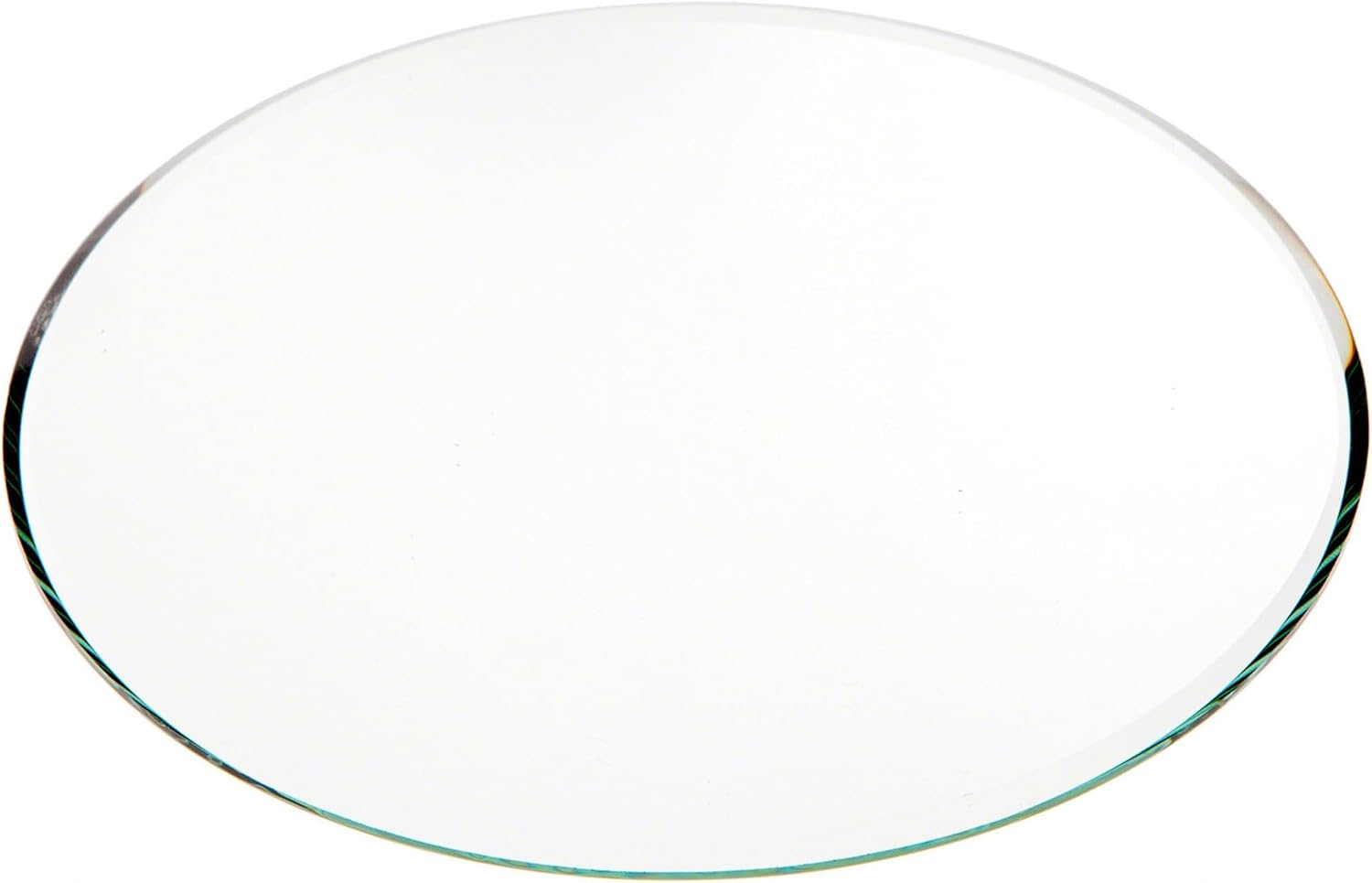 Plymor 6" Round, 3mm Thick Beveled Glass Mirror Circle