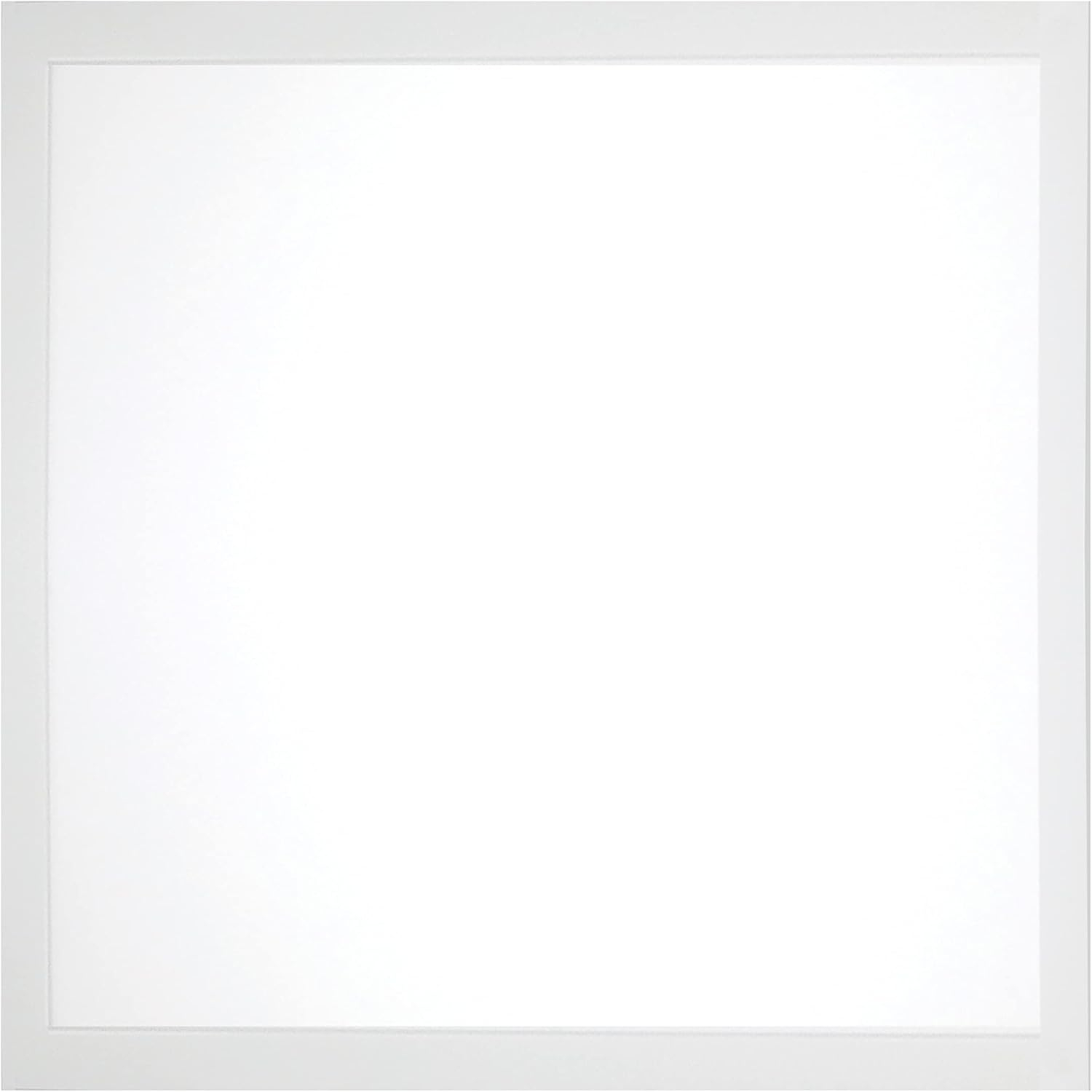 White Aluminum LED Backlit Flat Panel Ceiling Light