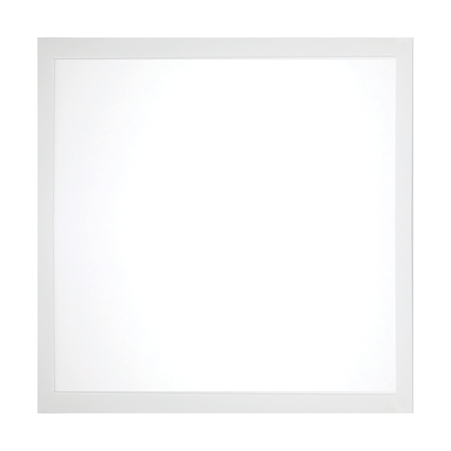 White Aluminum LED Backlit Flat Panel Ceiling Light